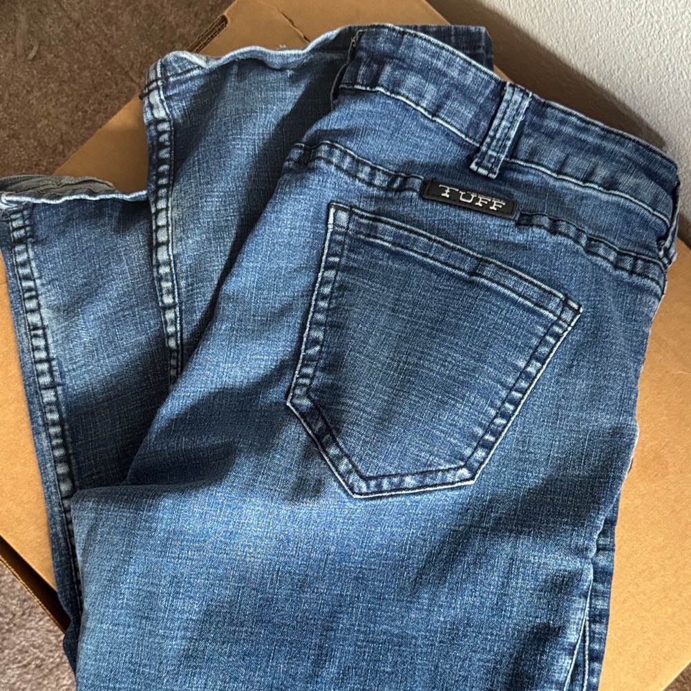 Cowgirl Tuff Classic Blue Straight Leg Jeans